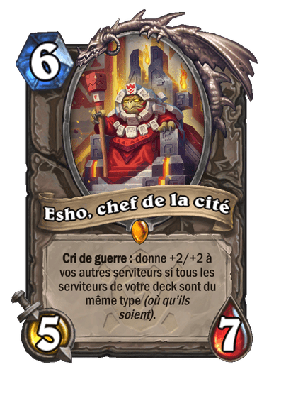 Esho, chef de la cité