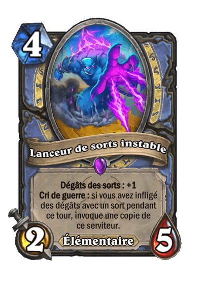 Lanceur de sorts instable