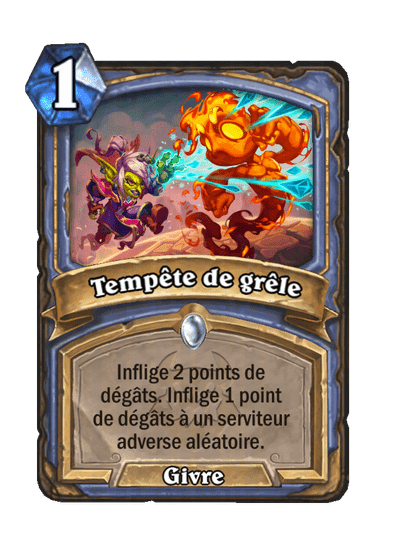 Tempête de grêle
