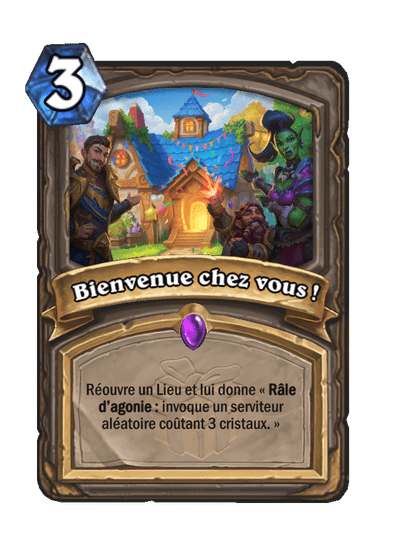 Bienvenue chez vous !