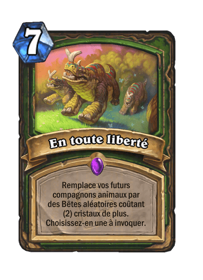 En toute liberté