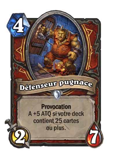Défenseur pugnace