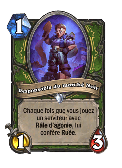 Responsable du marché Noir
