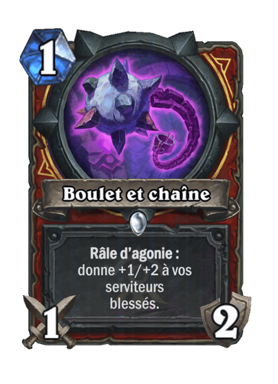 Boulet et chaîne