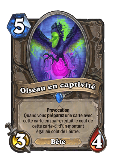 Oiseau en captivité