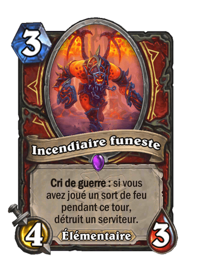 Incendiaire funeste