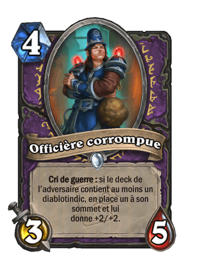 Officière corrompue