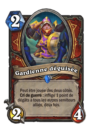 Gardienne déguisée