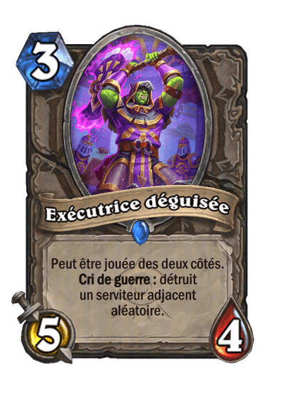 Exécutrice déguisée