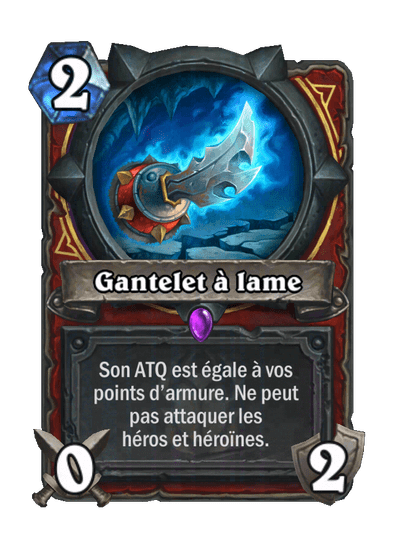 Gantelet à lame (Fondamental)