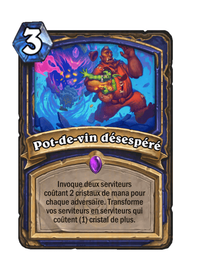 Pot-de-vin désespéré