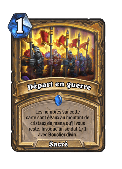 Départ en guerre
