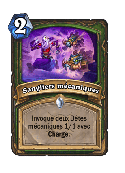 Sangliers mécaniques