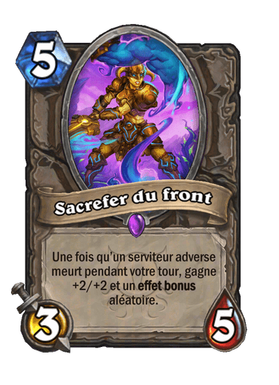Sacrefer du front