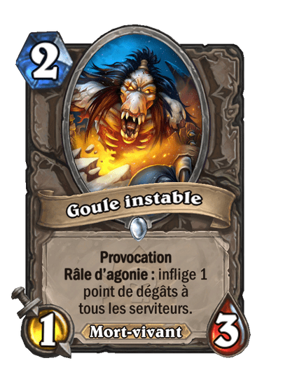 Goule instable