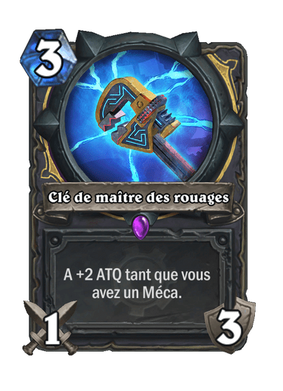 Clé de maître des rouages