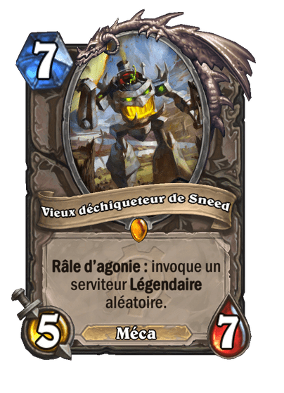 Vieux déchiqueteur de Sneed