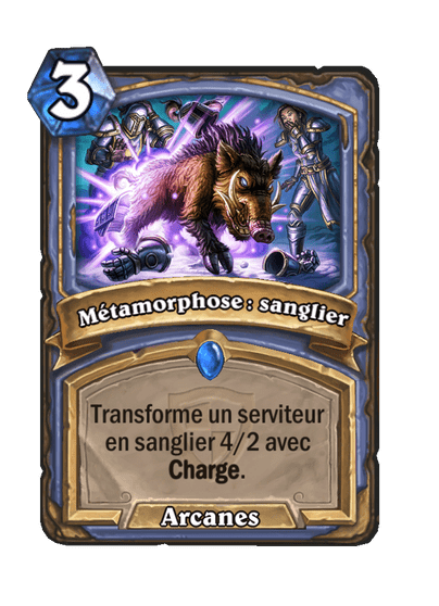 Métamorphose : sanglier