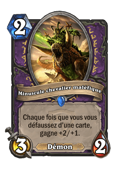 Minuscule chevalier maléfique