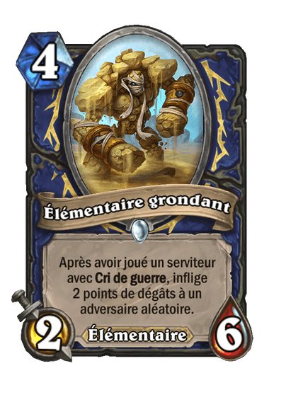 Élémentaire grondant