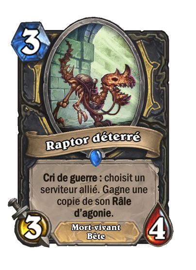 Raptor déterré