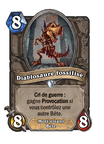 Diablosaure fossilisé