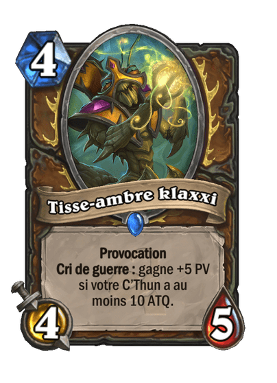 Tisse-ambre klaxxi