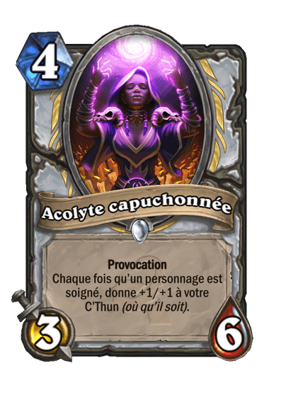 Acolyte capuchonnée