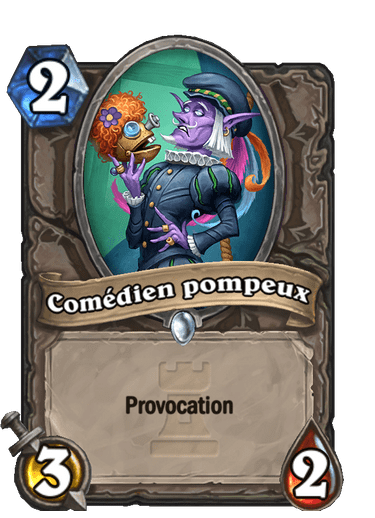 Comédien pompeux