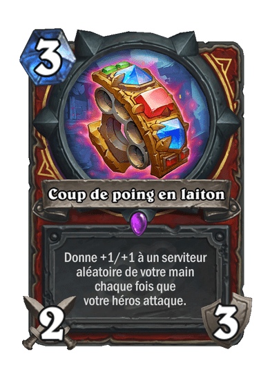 Coup de poing en laiton