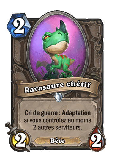 Ravasaure chétif