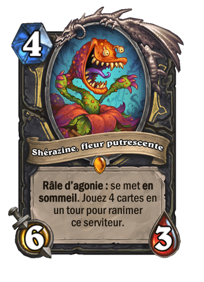 Shérazine, fleur putrescente