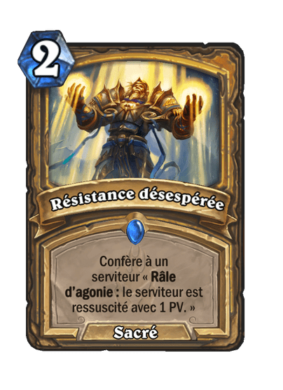 Résistance désespérée