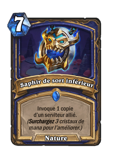 Saphir de sort inférieur