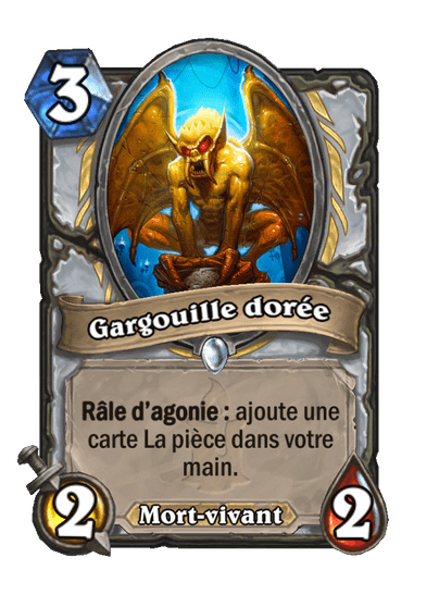 Gargouille dorée