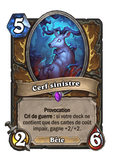 Cerf sinistre