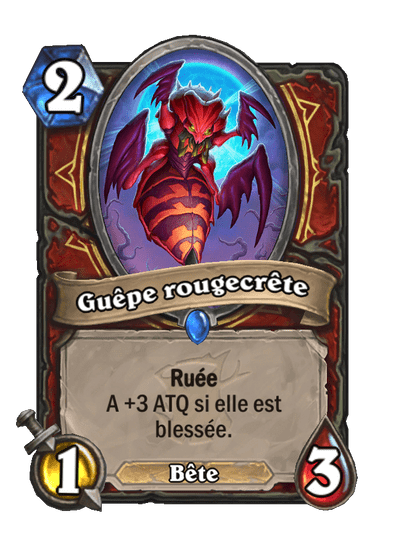 Guêpe rougecrête