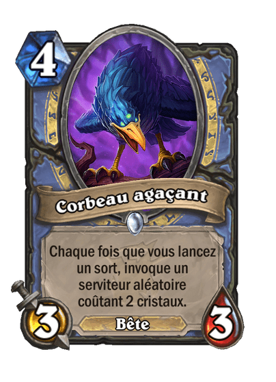 Corbeau agaçant