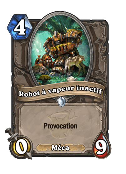 Robot à vapeur inactif