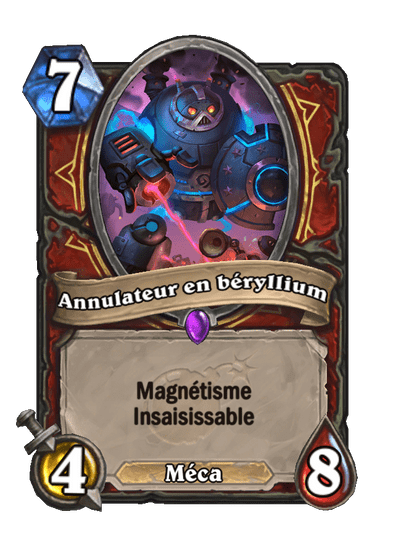 Annulateur en béryllium