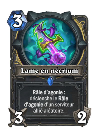 Lame en nécrium