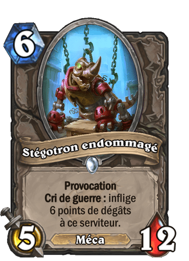 Stégotron endommagé