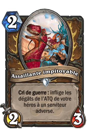Assaillante impitoyable