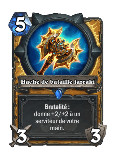 Hache de bataille farraki
