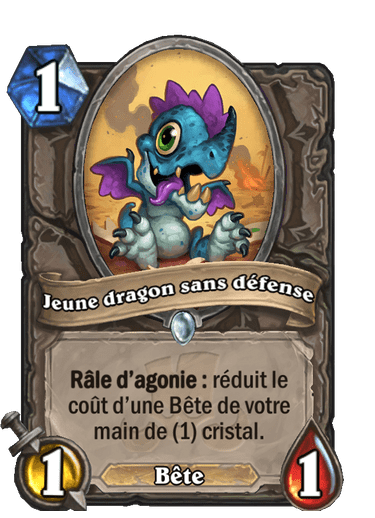 Jeune dragon sans défense