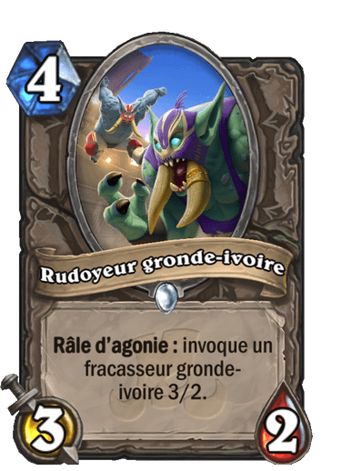 Rudoyeur gronde-ivoire