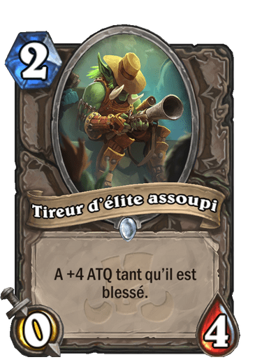 Tireur d’élite assoupi