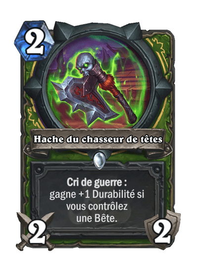 Hache du chasseur de têtes