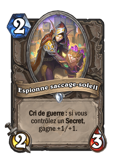 Espionne saccage-soleil