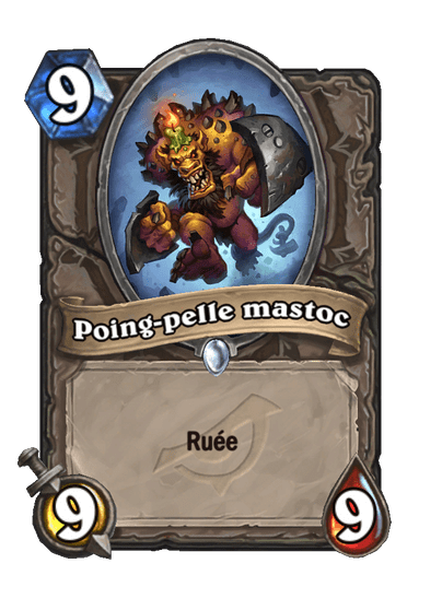 Poing-pelle mastoc